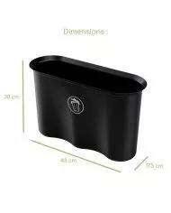Corbeille ergonomique pour améliorer l'efficacité au travail