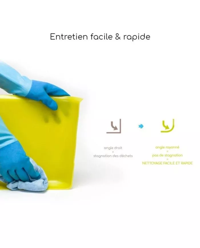 Corbeille robuste adapté aux tâches administratives en entreprise