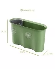 Corbeille robuste adapté aux tâches administratives en entreprise