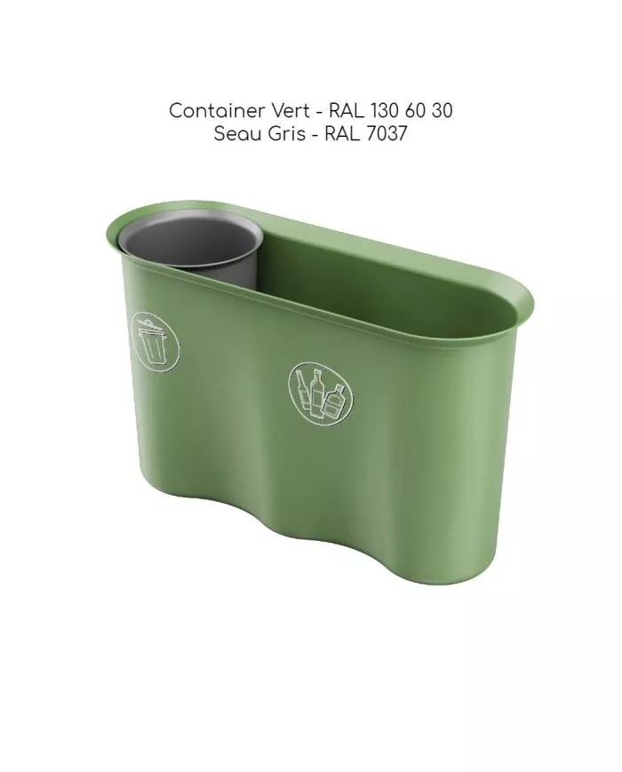 Corbeille professionnel, pensé pour un usage de bureau fréquent