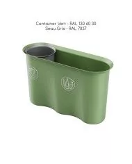 Corbeille professionnel, pensé pour un usage de bureau fréquent