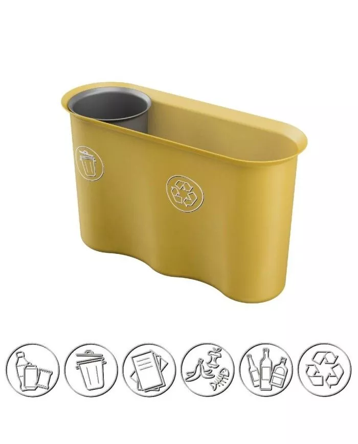 Corbeille conçu pour un usage intensif dans un cadre de bureau