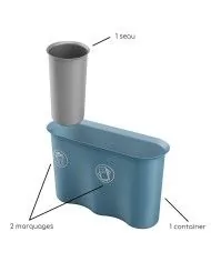 Corbeille pour une utilisation quotidienne au bureau ou à la maison