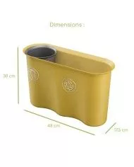 Corbeille ergonomique pour améliorer l'efficacité au travail