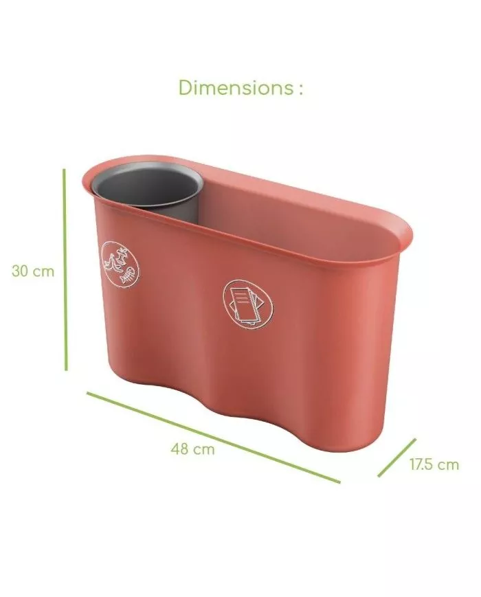 Corbeille ergonomique pour améliorer l'efficacité au travail