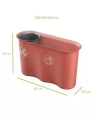 Corbeille ergonomique pour améliorer l'efficacité au travail