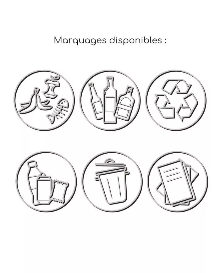 Corbeille professionnel, pensé pour un usage de bureau fréquent