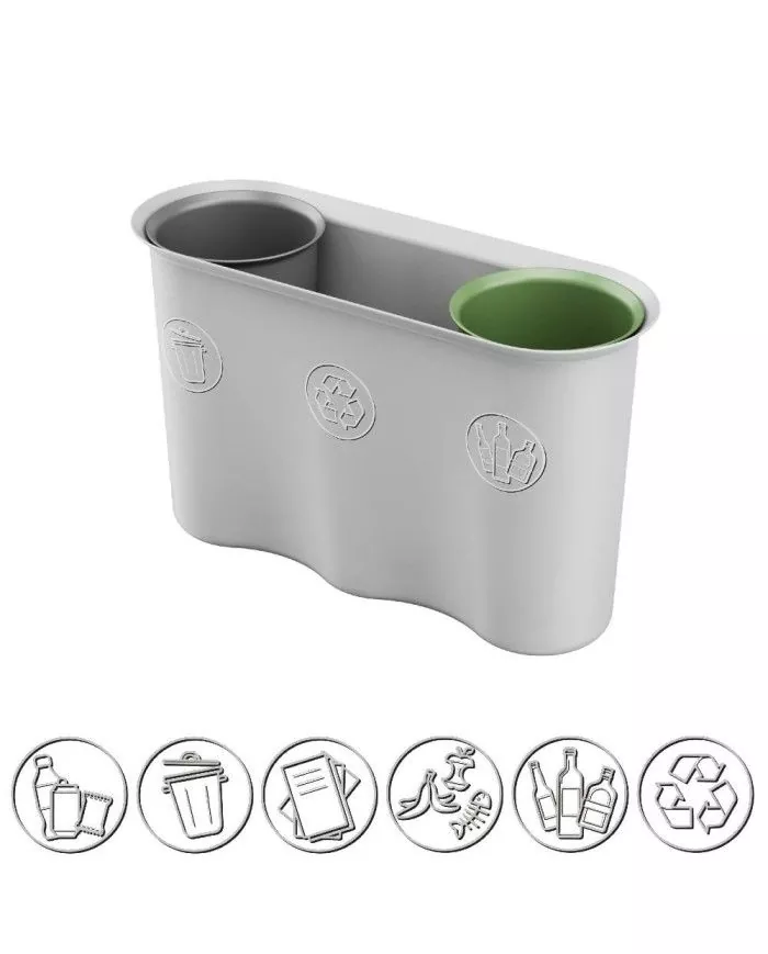 Corbeille compact et pratique pour environnements professionnels