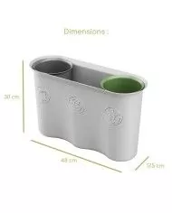 Corbeille professionnel, pensé pour un usage de bureau fréquent