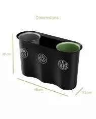 Corbeille robuste adapté aux tâches administratives en entreprise