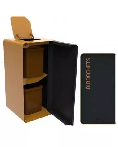 Poubelle compact et pratique pour environnements professionnels