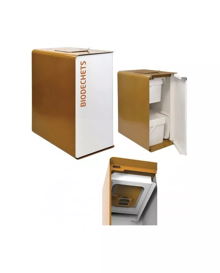 Poubelle conçu pour un usage intensif dans un cadre de bureau