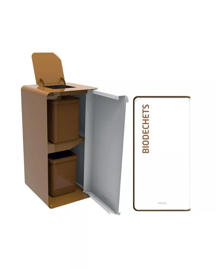 Poubelle robuste adapté aux tâches administratives en entreprise