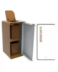 Poubelle robuste adapté aux tâches administratives en entreprise