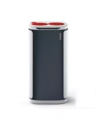 Poubelle de tri - design WASTEE 60L - METAL - Rouge - conteneur de recyclage, gestion des déchets en entreprise, recyclage Poubelle de tri - design WASTEE 60L - METAL - Rouge - conteneur de recyclage, gestion des déchets en entreprise, recyclage