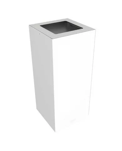Poubelle tri sélectif design TERAFLEX 65L - GRIS AUTRES DECHETS - Corps Blanc - Sans marquage