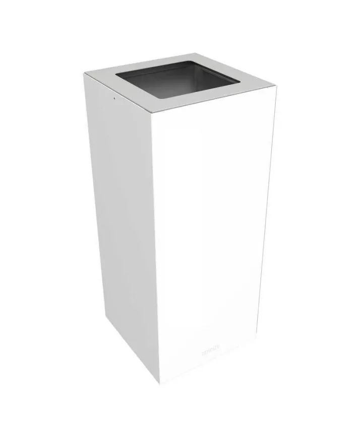 Poubelle de tri - design TERAFLEX 65L - GRIS AUTRES DECHETS - Corps Blanc - Sans marquage - poubelle de tri sélectif, tri des