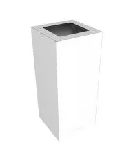 Poubelle de tri - design TERAFLEX 65L - GRIS AUTRES DECHETS - Corps Blanc - Sans marquage - poubelle de tri sélectif, tri des