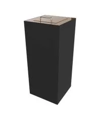 Poubelle de tri - design TERAFLEX 65L - MARRON BIODECHETS - Corps Gris Manganèse - Sans marquage - meuble de tri durable, Poubelle de tri - design TERAFLEX 65L - MARRON BIODECHETS - Corps Gris Manganèse - Sans marquage - meuble de tri durable,