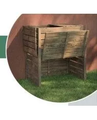 Poubelle de tri - TERAKOMPOST composteur pour Biodéchets 300L - solution tri sélectif, corbeille recyclage bureau, recyclage Poubelle de tri - TERAKOMPOST composteur pour Biodéchets 300L - solution tri sélectif, corbeille recyclage bureau, recyclage