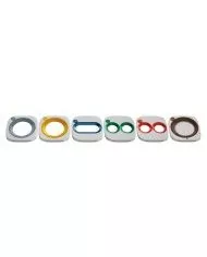 Poubelle de tri - design WASTEE 60L - AUTRES DECHETS - Gris - corbeille recyclage bureau, poubelle compartimentée, bac de tri