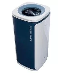 Poubelle de tri - design WASTEE 60L - AUTRES DECHETS - Gris - tri des déchets professionnels, gestion des déchets en