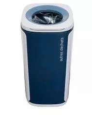 Poubelle de tri - design WASTEE 60L - AUTRES DECHETS - Gris - corbeille recyclage bureau, conteneur de recyclage, meuble de tri