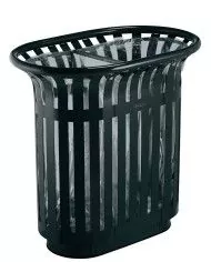 Poubelle de tri - TERALIP 2 x 60 L - Anthracite Mat - Extérieur - poubelle de tri sélectif, bac de tri design, station de tri Poubelle de tri - TERALIP 2 x 60 L - Anthracite Mat - Extérieur - poubelle de tri sélectif, bac de tri design, station de tri