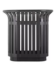 Poubelle de tri - TERALIP 2 x 60 L - Gris manganèse - Extérieur - mobilier de tri écologique, poubelle de tri sélectif,