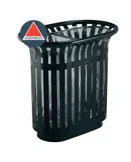 Poubelle de tri - TERALIP 2 x 60 L - Anthracite Mat - Extérieur - meuble de tri durable, poubelle compartimentée, mobilier de Poubelle de tri - TERALIP 2 x 60 L - Anthracite Mat - Extérieur - meuble de tri durable, poubelle compartimentée, mobilier de