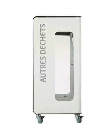 Poubelle de tri - de TERACUB VIGIPIRATE 90L - GRIS AUTRES DECHETS - Corps Blanc - gestion des déchets en entreprise, solution