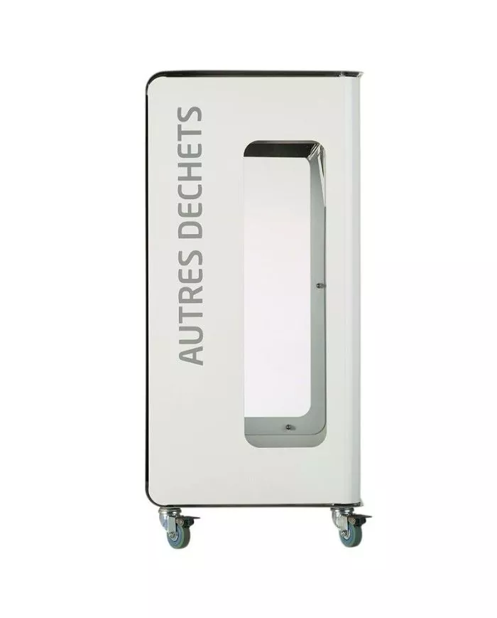 Poubelle de tri - de TERACUB VIGIPIRATE 90L - GRIS AUTRES DECHETS - Corps Blanc - gestion des déchets en entreprise, solution