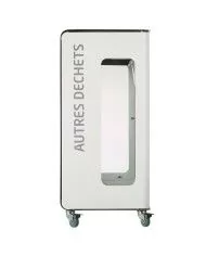 Poubelle de tri - de TERACUB VIGIPIRATE 90L - GRIS AUTRES DECHETS - Corps Blanc - gestion des déchets en entreprise, solution