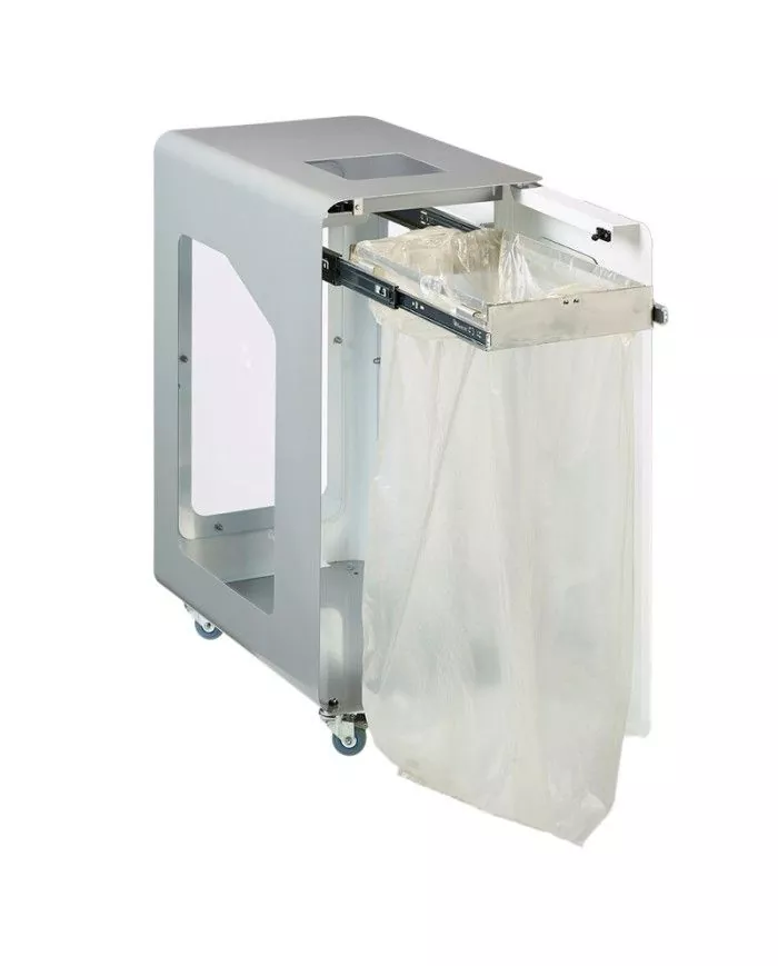 Poubelle de tri - de TERACUB VIGIPIRATE 90L - GRIS AUTRES DECHETS - Corps Blanc - tri des déchets professionnels, poubelle de