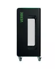 Poubelle de tri - de TERACUB VIGIPIRATE 90L - VERT VERRE - Corps Gris manganèse - poubelle de tri sélectif, station de tri