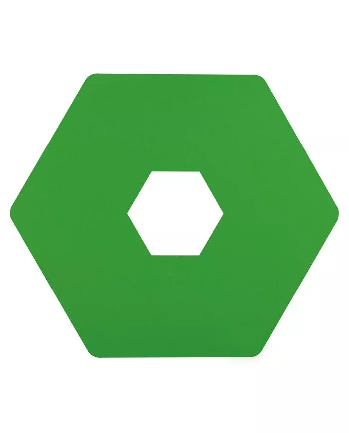 Poubelle de tri - design TERAHEX 50L - VERT VERRE - Corps Gris Manganèse - conteneur de recyclage, tri des déchets