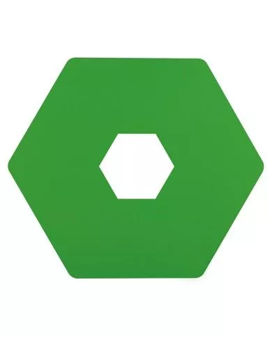 Poubelle de tri - design TERAHEX 50L - VERT VERRE - Corps Blanc - solution tri sélectif, corbeille recyclage bureau, station de