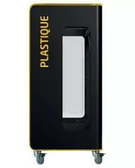 Poubelle de tri - de TERACUB VIGIPIRATE 90L - JAUNE PLASTIQUE - Corps Gris Manganèse - gestion des déchets en entreprise, Poubelle de tri - de TERACUB VIGIPIRATE 90L - JAUNE PLASTIQUE - Corps Gris Manganèse - gestion des déchets en entreprise,