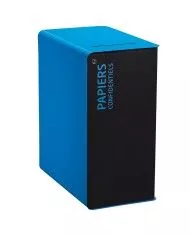 Poubelle de tri - TERACUB 90L - Gris manganèse - Papiers Confidentiels - Avec serrure - solution tri sélectif, station de tri