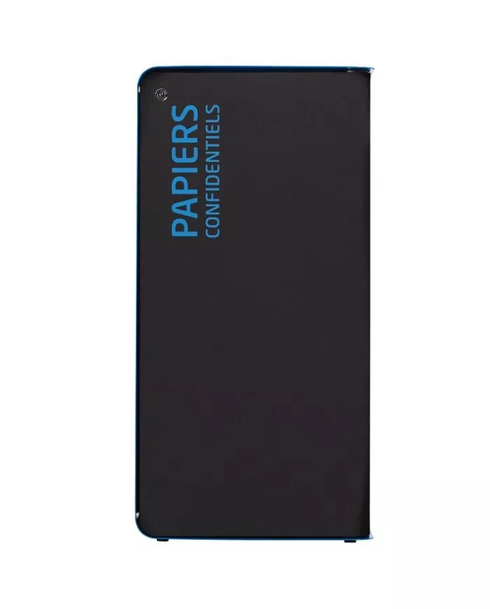 Poubelle de tri - TERACUB 40L - Gris manganèse - Papiers Confidentiels - Avec serrure - conteneur de recyclage, meuble de tri Poubelle de tri - TERACUB 40L - Gris manganèse - Papiers Confidentiels - Avec serrure - conteneur de recyclage, meuble de tri