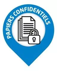 Poubelle de tri - TERACUB 40L - Blanc - Papiers Confidentiels - Avec serrure - meuble de tri durable, gestion des déchets en Poubelle de tri - TERACUB 40L - Blanc - Papiers Confidentiels - Avec serrure - meuble de tri durable, gestion des déchets en