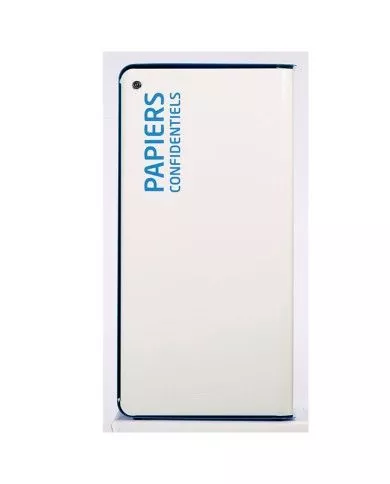 Poubelle de tri - TERACUB 75L - Blanc - Papiers Confidentiels - Avec serrure - station de tri moderne, poubelle de tri Poubelle de tri - TERACUB 75L - Blanc - Papiers Confidentiels - Avec serrure - station de tri moderne, poubelle de tri