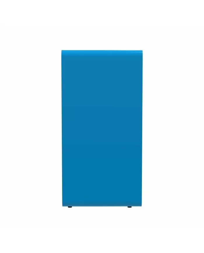 Poubelle de tri - TERACUB 40L - BLEU PAPIER - Corps blanc - conteneur de recyclage, station de tri moderne, solution tri Poubelle de tri - TERACUB 40L - BLEU PAPIER - Corps blanc - conteneur de recyclage, station de tri moderne, solution tri