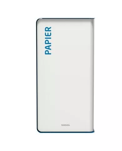 Poubelle de tri - TERACUB 65L - BLEU PAPIER - Corps Blanc - poubelle de tri sélectif, station de tri moderne, conteneur de Poubelle de tri - TERACUB 65L - BLEU PAPIER - Corps Blanc - poubelle de tri sélectif, station de tri moderne, conteneur de