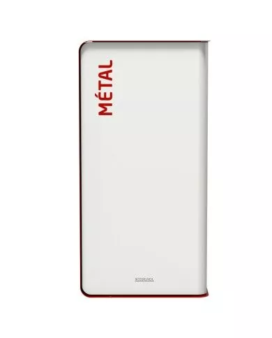 Poubelle de tri - TERACUB 75L - ROUGE METAL - Corps blanc - mobilier de tri écologique, poubelle de tri sélectif, gestion des Poubelle de tri - TERACUB 75L - ROUGE METAL - Corps blanc - mobilier de tri écologique, poubelle de tri sélectif, gestion des