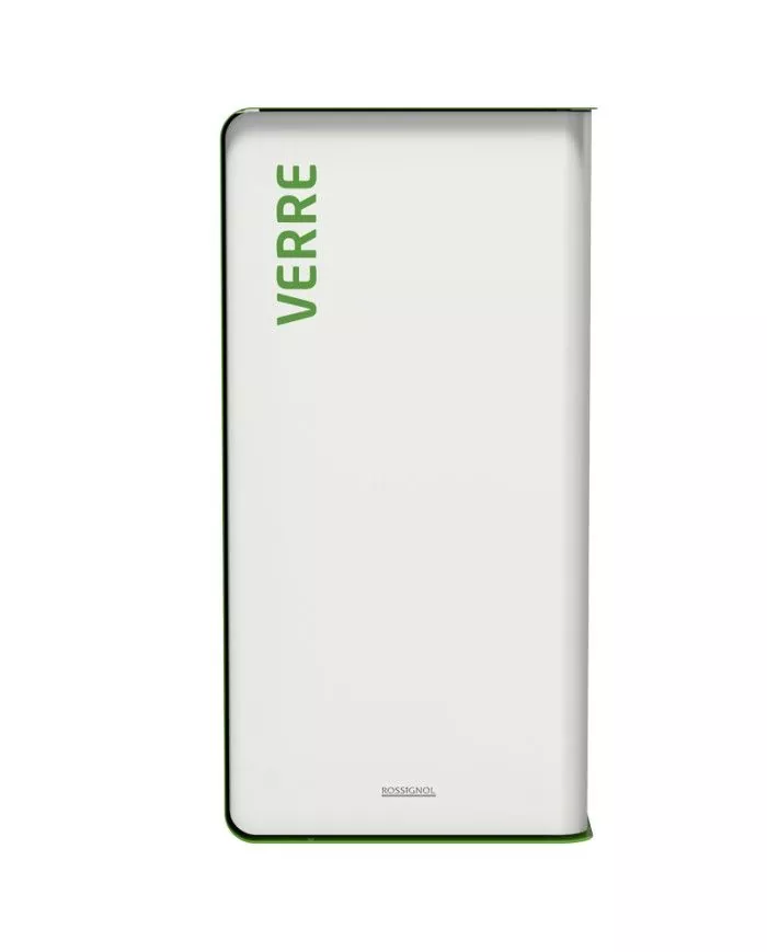 Poubelle de tri - TERACUB 40L - VERT VERRES - Corps blanc - poubelle compartimentée, poubelle de tri sélectif, solution tri