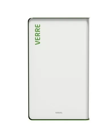 Poubelle de tri - TERACUB 65L - VERT VERRE - Corps blanc - poubelle de tri sélectif, recyclage déchets triés, conteneur de