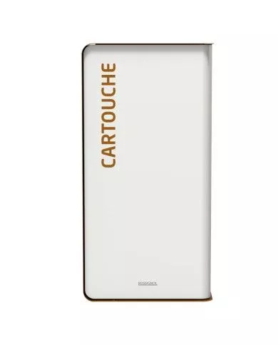 Poubelle de tri - TERACUB 40L - MARRON CARTOUCHES - Corps blanc - tri des déchets professionnels, poubelle de tri sélectif, bac