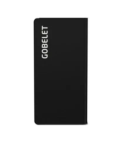 Poubelle de tri - TERACUB 75L - BLANC GOBELETS - Corps gris manganèse - meuble de tri durable, mobilier de tri écologique,