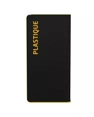 Poubelle de tri - TERACUB 40L - JAUNE PLASTIQUE - Corps gris manganèse - poubelle de tri sélectif, poubelle compartimentée,